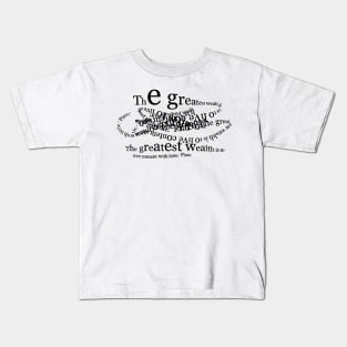 The Greatest Wealth Kids T-Shirt